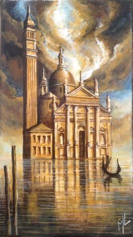 Venise - Crépuscule sur San Giorgio Maggiore