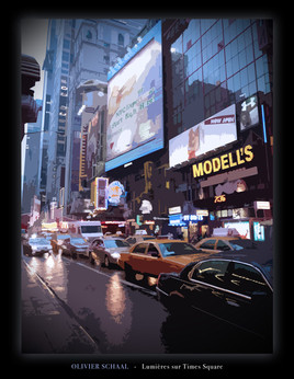 Lumi&egrave;res sur Time Square