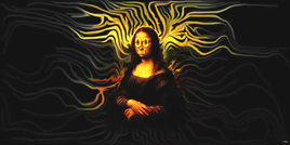 La Joconde num&eacute;ris&eacute; (Neo surrealism)