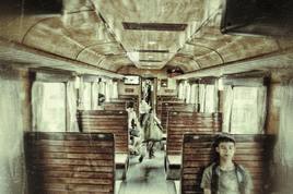 in train