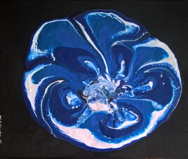 Blue flower