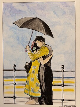 Moment de tendresse.