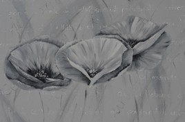 Fleurs argent&eacute;es