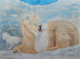 Oursons et leur maman