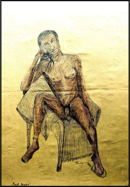 Homme nu, Charles / Drawing A naked man, Charles