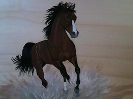 Cheval au galop