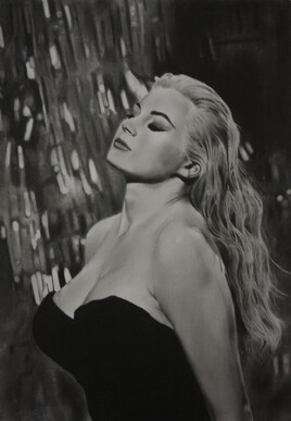 Anita Ekberg, graphite pencils