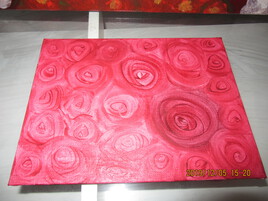 boutons de roses rouges