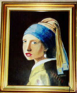 JEUNE FILLE &agrave; la PERLE