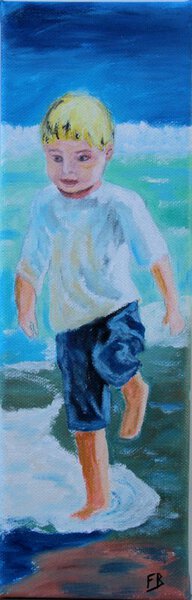 Barbotage petit garçon