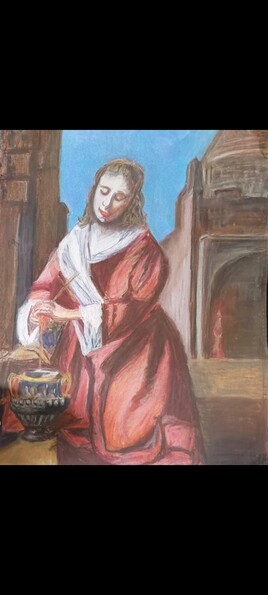 Saint praxedi d'après vermer