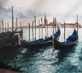 le soir &agrave; venise