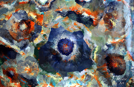 Tableau Colours of the Earth 100x150 cm