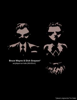 Bruce Wayne & Dick Grayson (Batman & Robin)