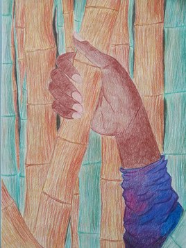 L’obscurité derrière