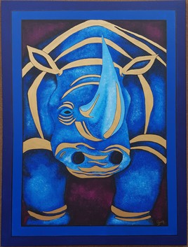 rhinocéros bleu