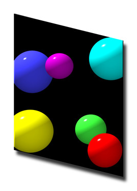 Impression Numérique  "Bulles"