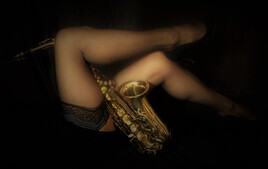 la saxophoniste