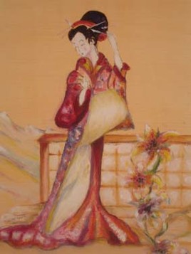 Geisha au balcon