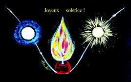 Solstice d’hiver 2023 : la lumière revient ! / Painting Winter solstice 2023 : the light is back !