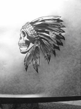 T&ecirc;te de mort indienne