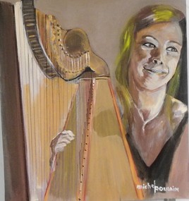 Perrine harpiste