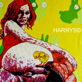 A CHICK ! NOT A BUNNY