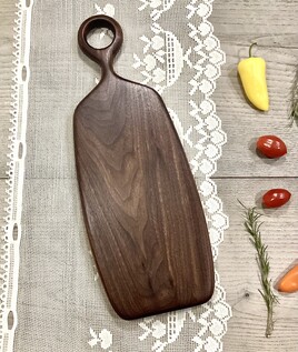 Planche de service en noyer noir