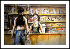 Discussion au comptoir