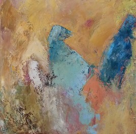 Silhouettes, 2016, technique mixte, 50X50cm