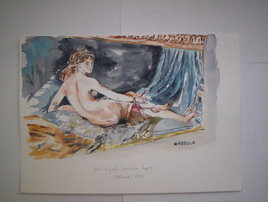 ODALISQUE-1814 de Jean-Auguste-Dominique Ingres