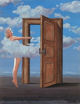 Marilyn dans l'univers de Magritte..