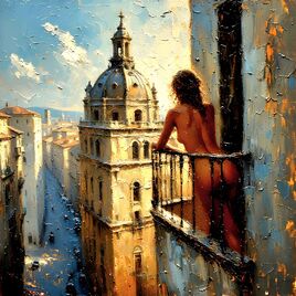 Nude on my Balcony II - 08