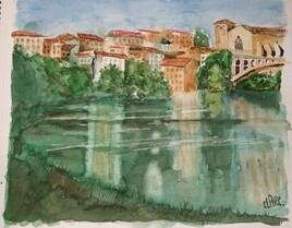Gaillac by the river