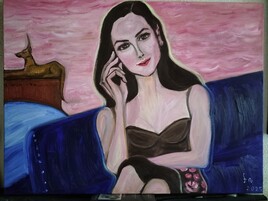 " Dame en rose ... "   ( oct. 2025 )