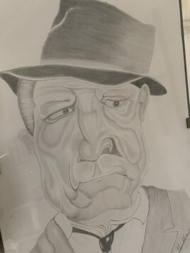 Portrait/caricature "Jean GABIN"
