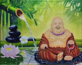 Bouddha au bord de l'eau