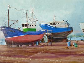 Bateau en cale s&egrave;che