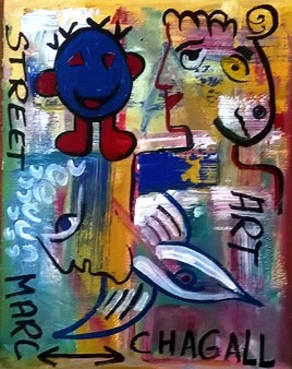 street art"marc chagall