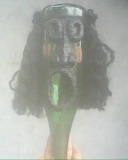 masque bouteille:femme nago