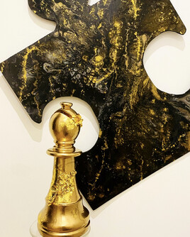 Fou Gold Leaf Ludivine Dess