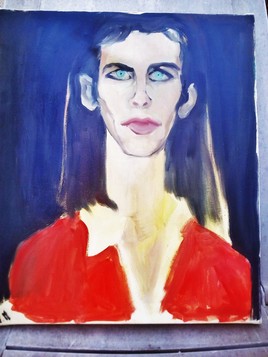 Portrait de Nick Cave par Vanessa Martinez 1997