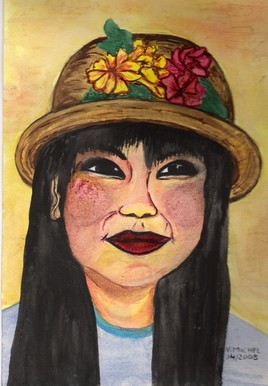 Jeune fille au chapeau - Vietnam