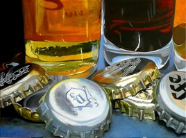 beer caps acrylique