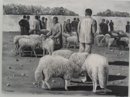 il vend des moutons