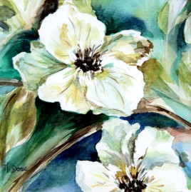 aquarelle fleurs