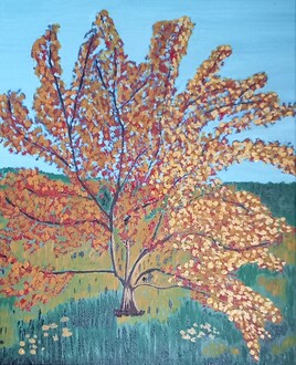 Mon ch&ecirc;ne en automne