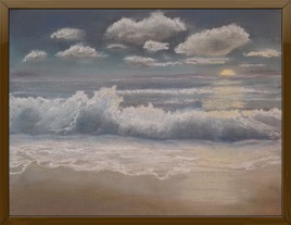 Vagues au cr&eacute;puscule