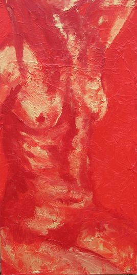 sans titre (rouge et or n°2),