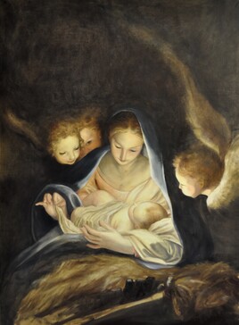 Copie de "La Nativité" de Carlo Maratta